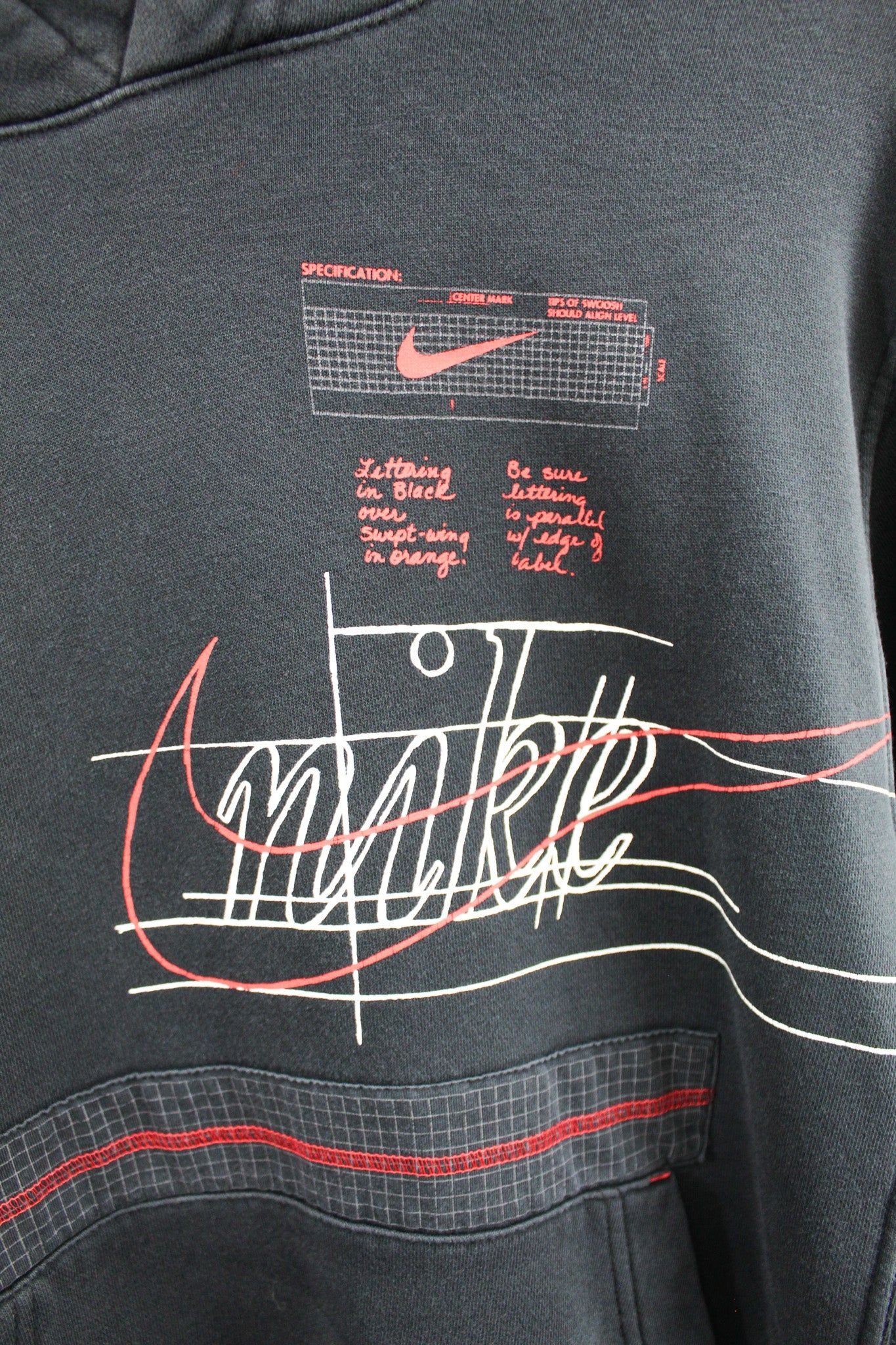 Nike Typography & Swoosh Hoodie sold by HG Vintage product image thumbnail 2