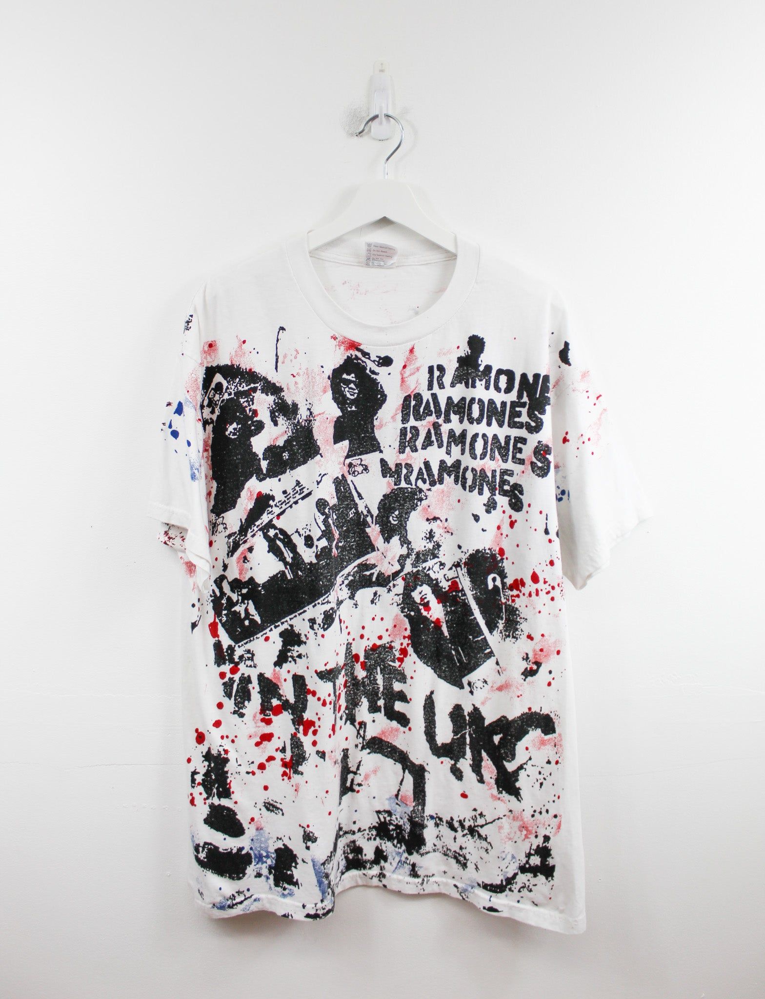 Vintage Bootleg The Ramones All Over Print Tee sold by HG Vintage