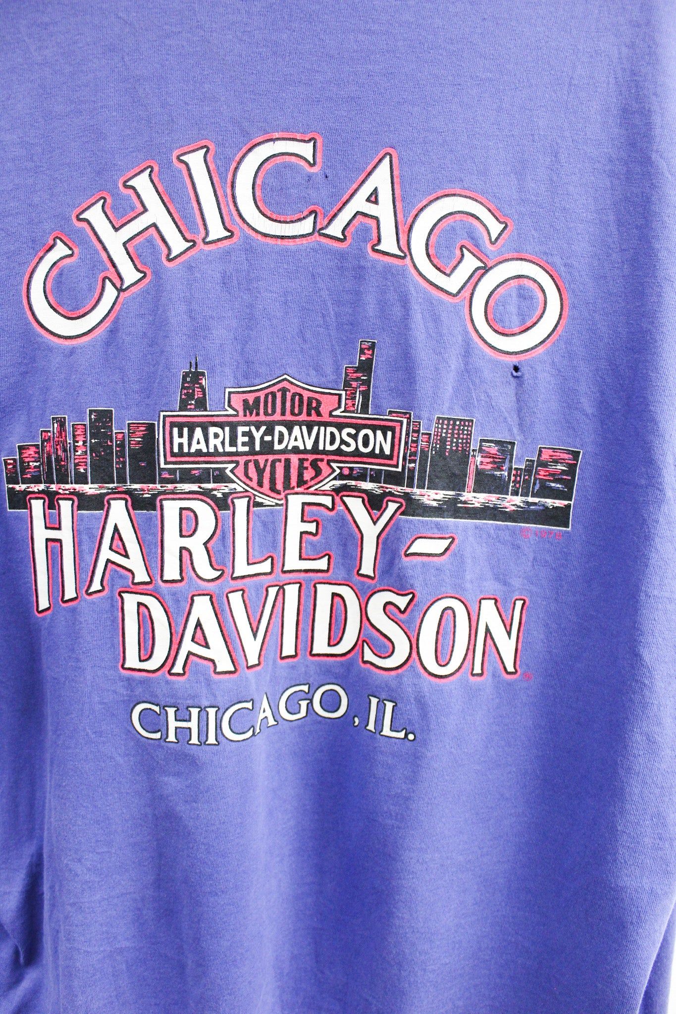 Vintage Single Stitch 1978 Harley Davidson Rock n Roll Chicago Il. Tee sold by HG Vintage product image thumbnail 4