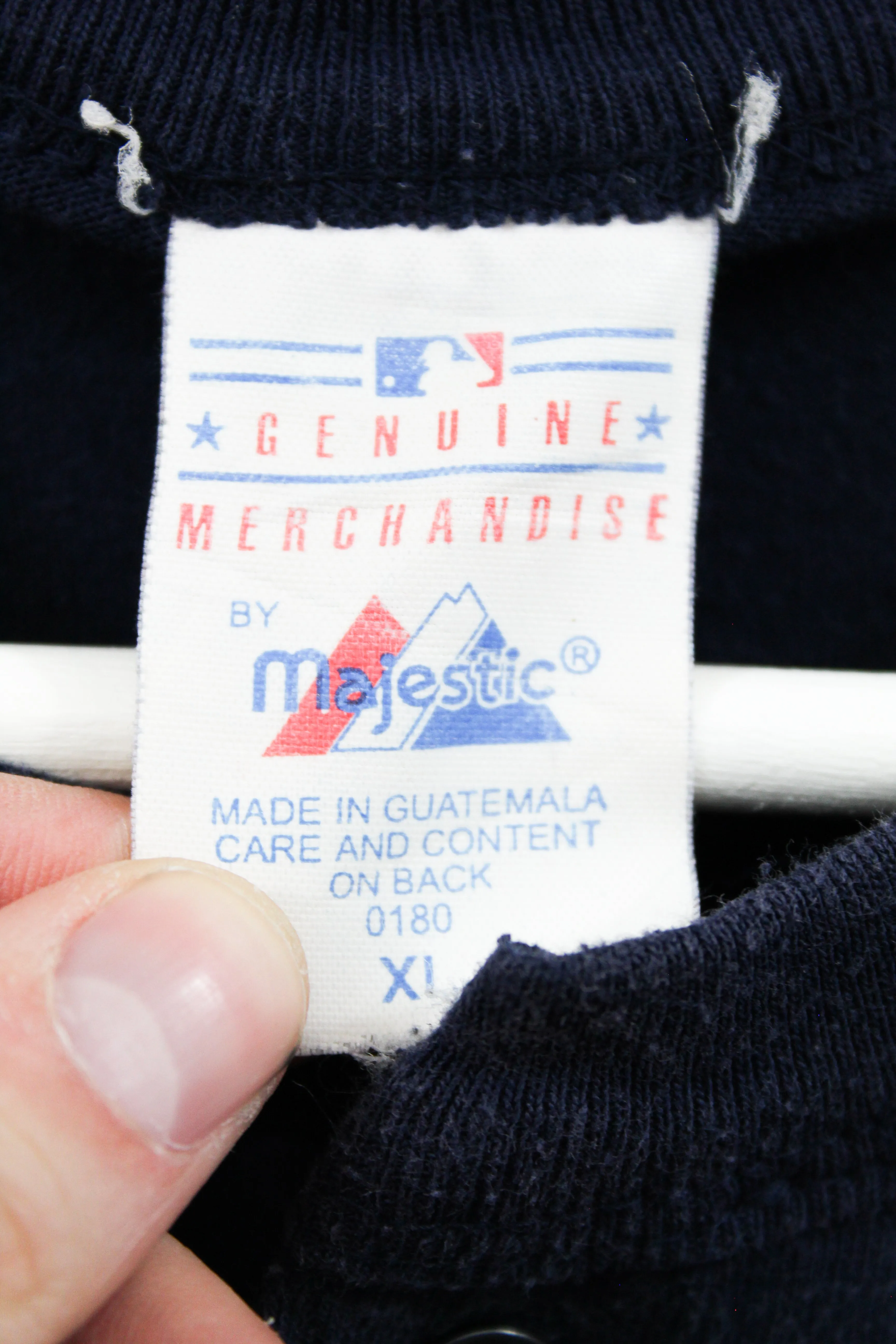 X - Vintage MLB Minnesota Twins Script Henley Tee sold by HG Vintage product image thumbnail 3