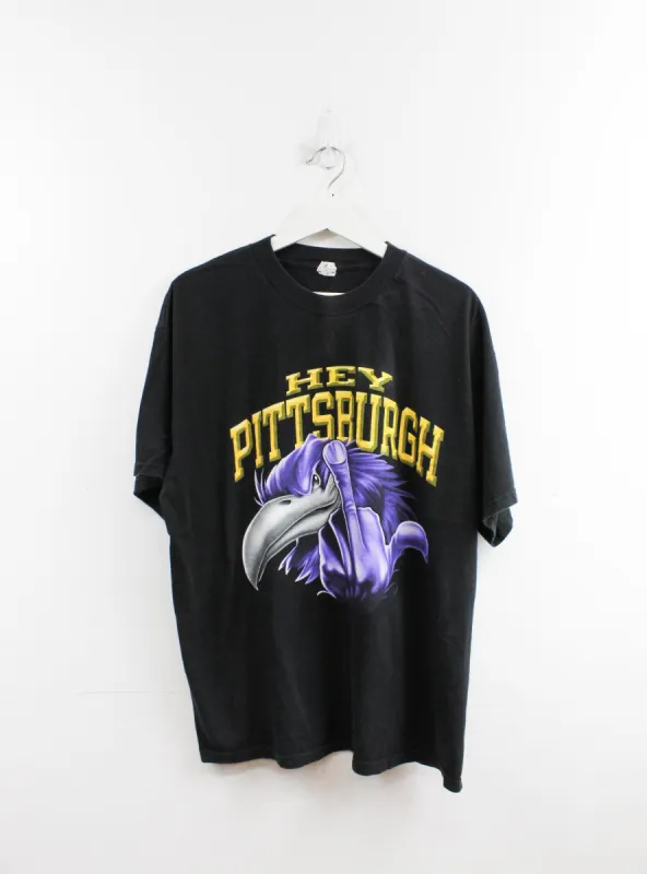 NFL Baltimore Ravens Hey Pittsburgh Tee sold by HG Vintage