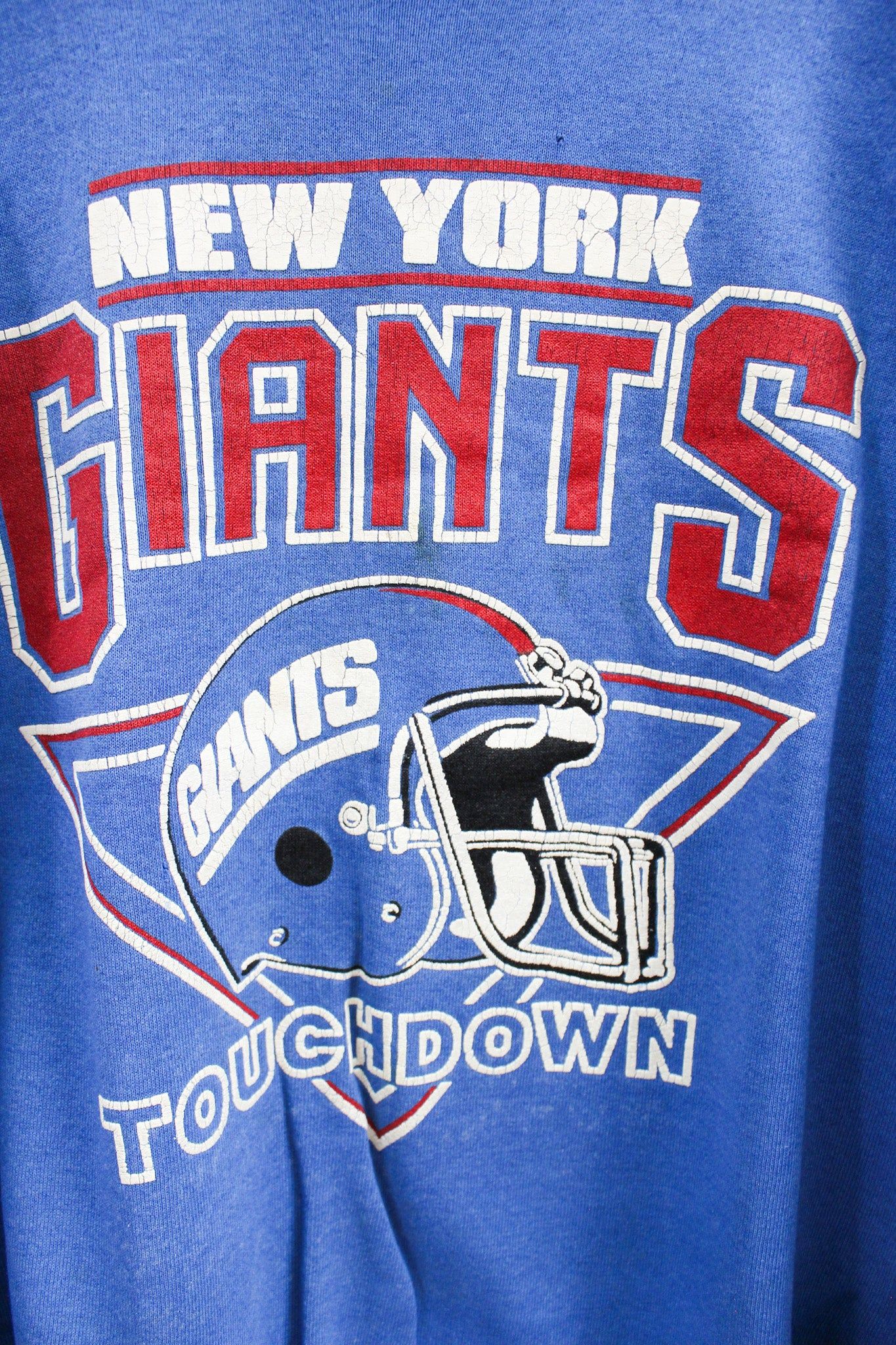 Vintage 90s NFL New York Giants Helmet & Touchdown Script Crewneck sold by HG Vintage product image thumbnail 2