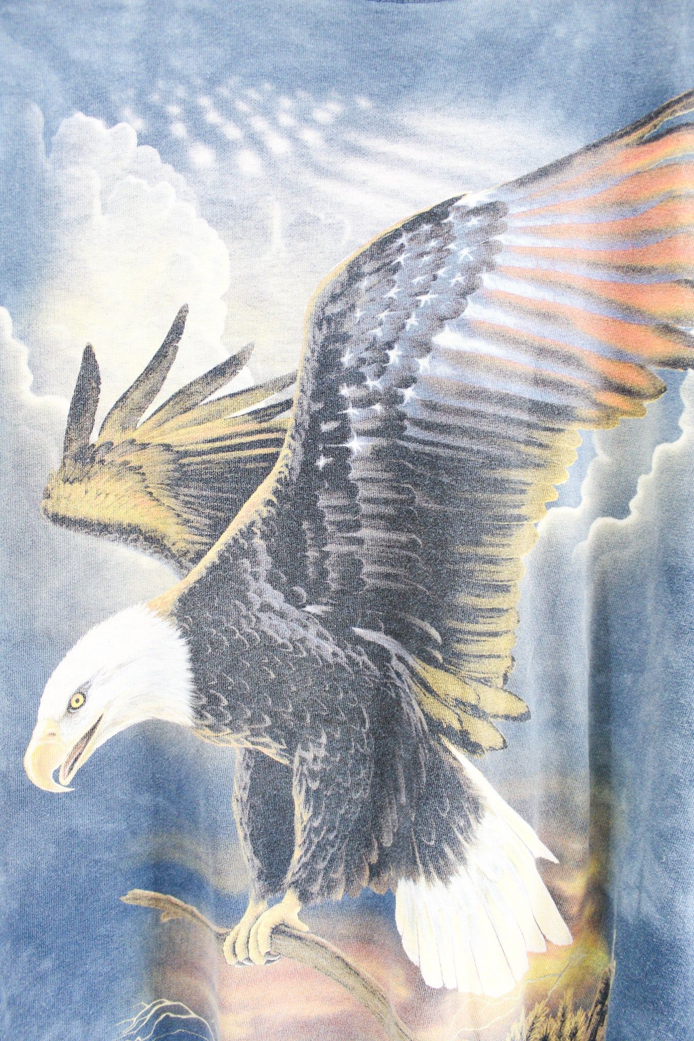 Vintage Flying Eagle & American Flag Tee sold by HG Vintage product image thumbnail 2