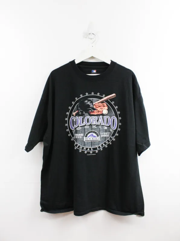 MLB 08' Colorado Rockies Graphic Tee sold by HG Vintage