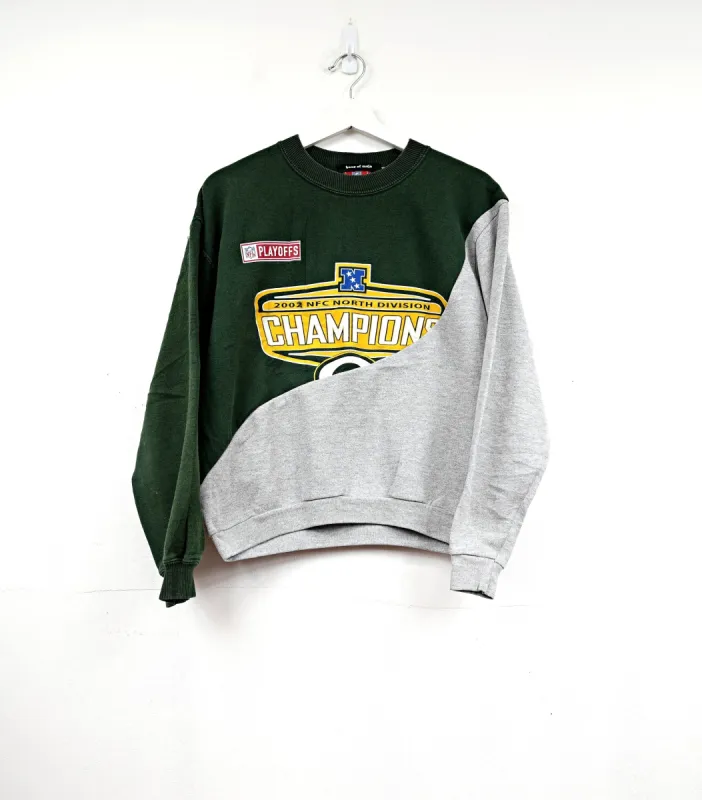Haus Of Mojo Rework Green Bay Champs Swirl Unisex Sweatshirt sold by HG Vintage