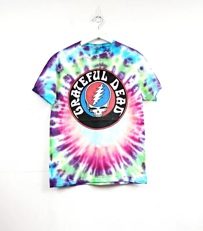 Grateful Dead Logo Tie Dye Vintage Tee sold by HG Vintage