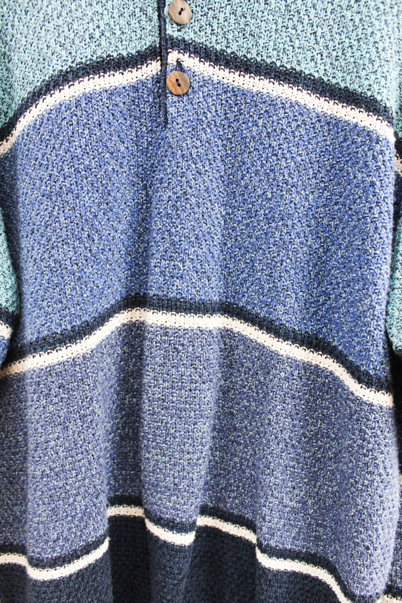 Vintage Man's Buttons Polo Knit Sweater sold by HG Vintage product image thumbnail 2