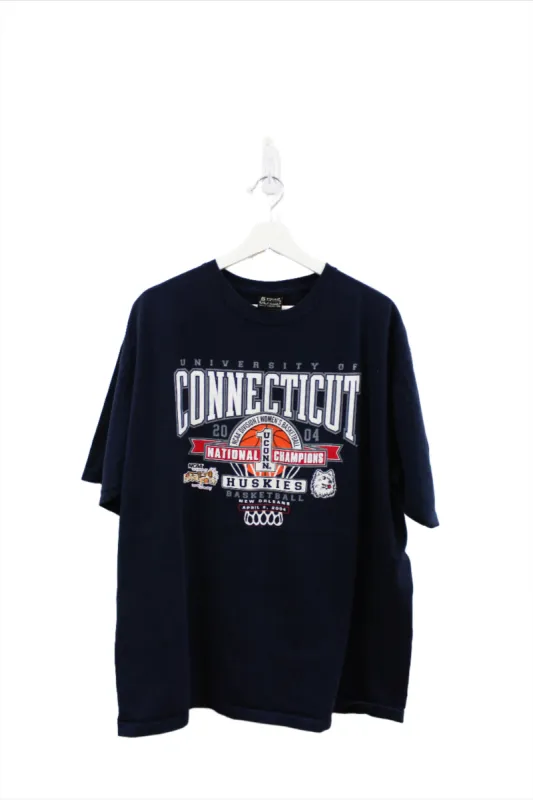 Z - Vintage 2004 NCAA Connecticut Huskies National Women's Basketball Champions Tee sold by HG Vintage