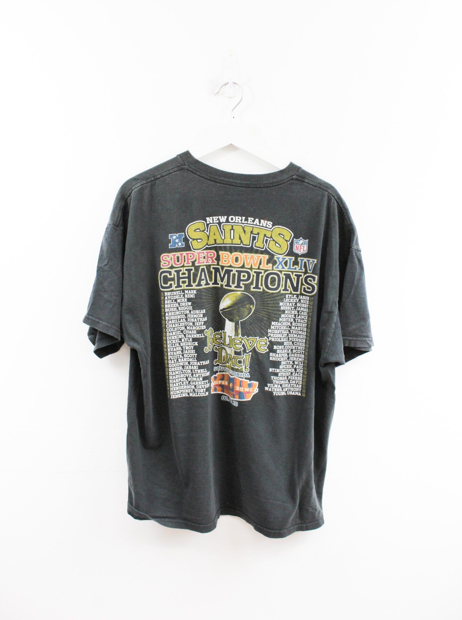 NFL 2010 Superbowl Saints Champ Tee sold by HG Vintage product image thumbnail 3