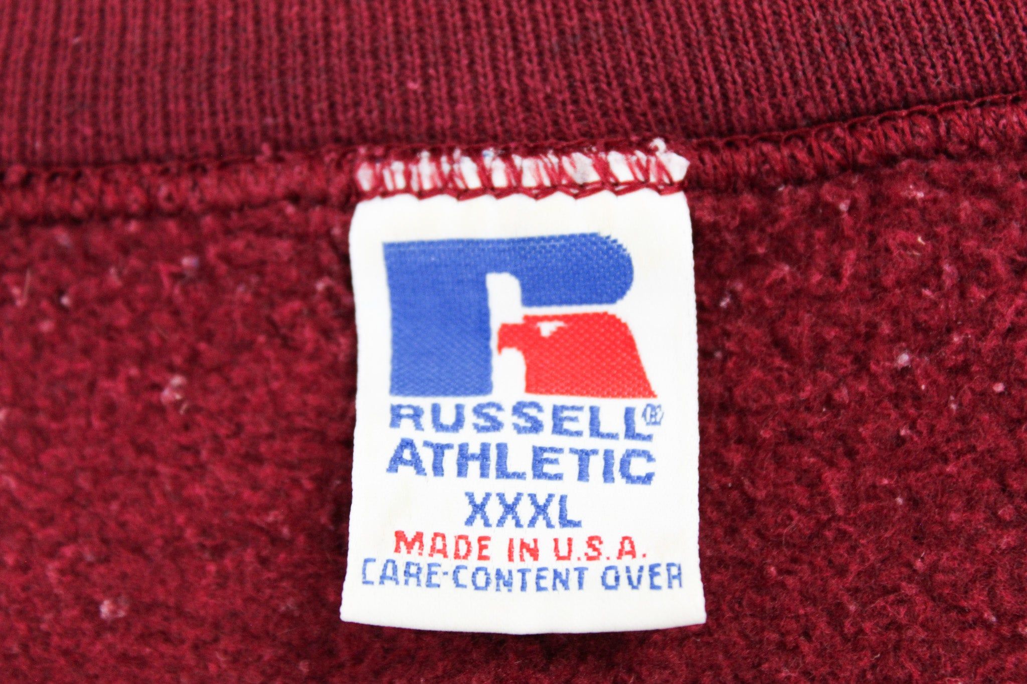 Vintage 90s Russell Athletic Made In The USA Blank Crewneck sold by HG Vintage product image thumbnail 2