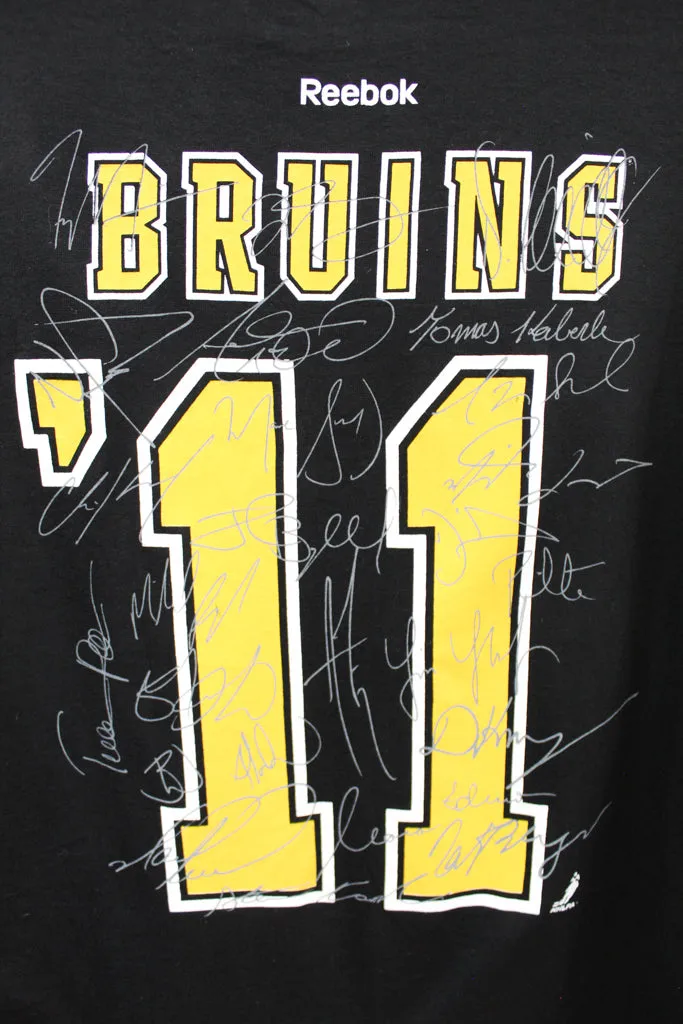 Z - 2011 Reebok NHL Boston Bruins Stanley Cup Champs Autographs Tee sold by HG Vintage product image thumbnail 4
