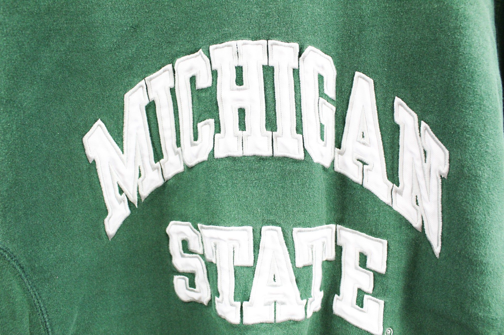 Vintage Michigan State Embroidered Script Crewneck sold by HG Vintage product image thumbnail 2