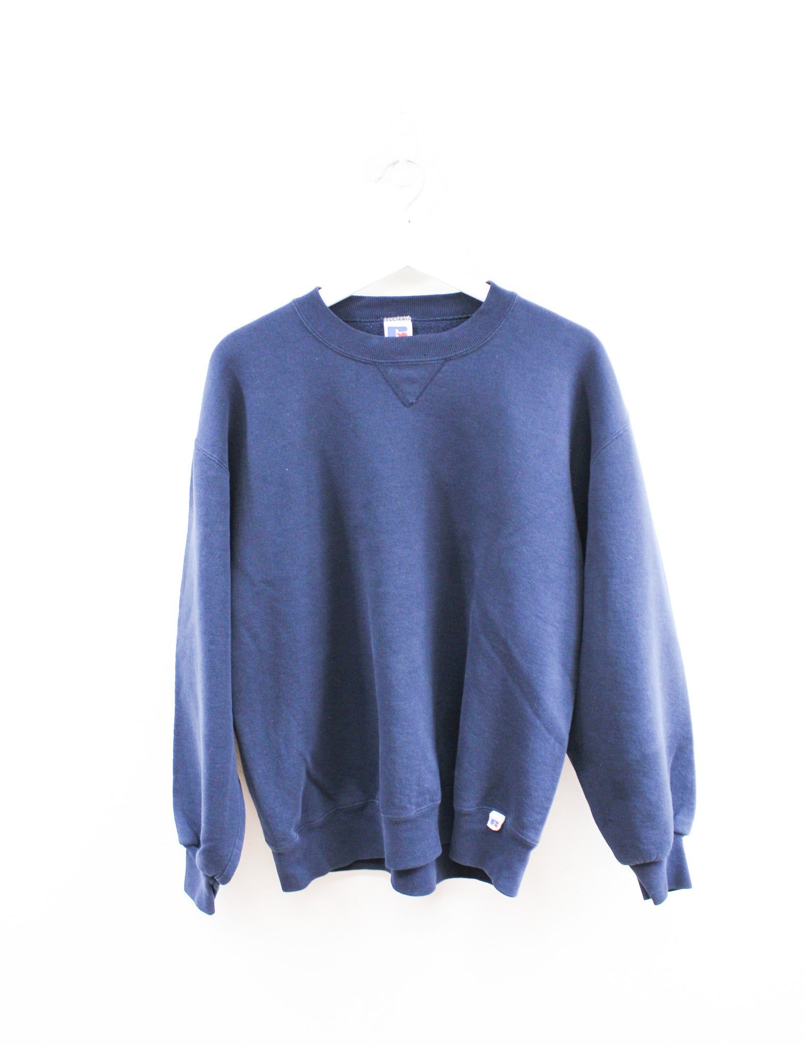 Vintage 90s Russell Athletic Made In The USA Blank Crewneck sold by HG Vintage