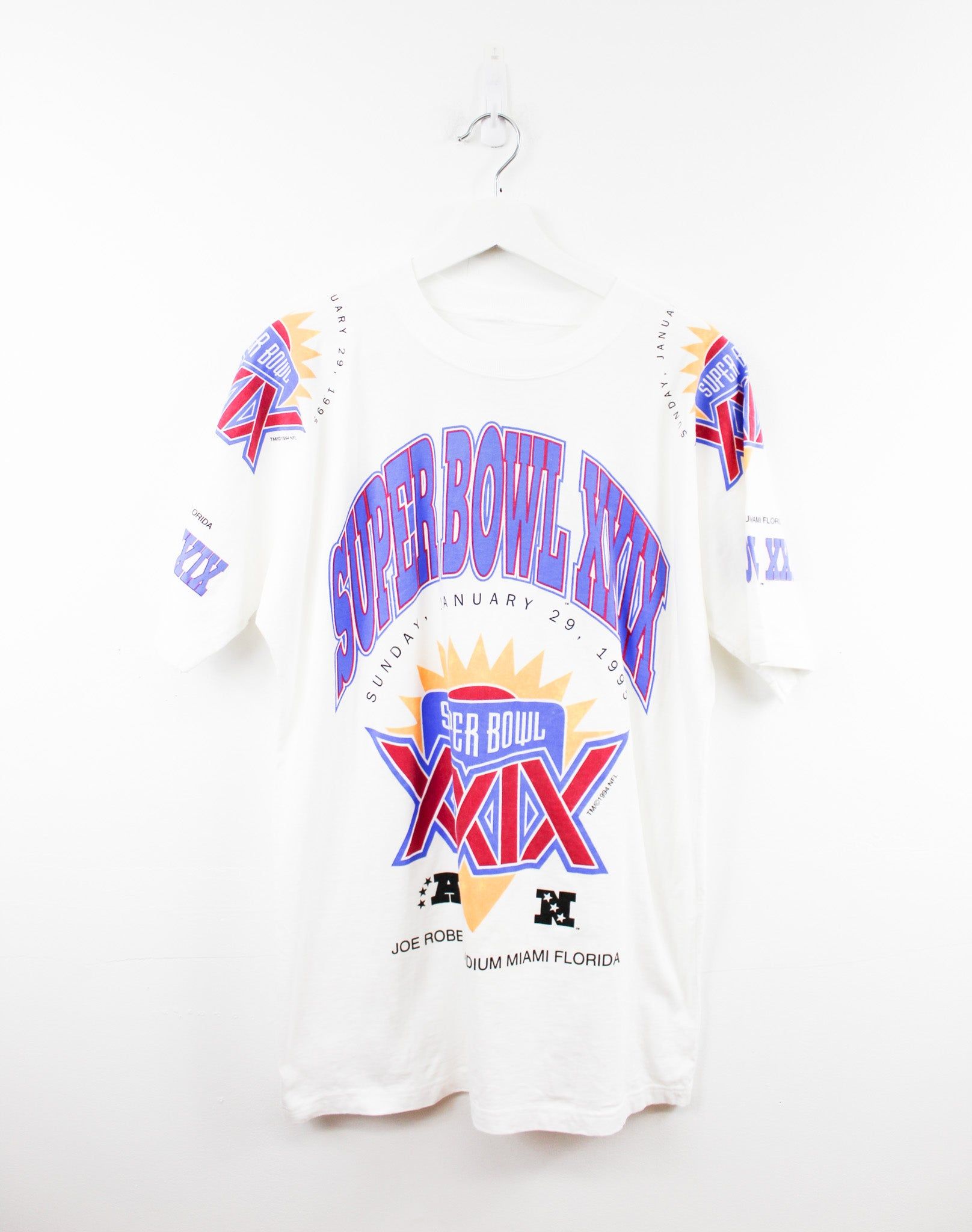 Vintage 1995 NFL Superbowl 29 Frontside All Over Print Tee sold by HG Vintage