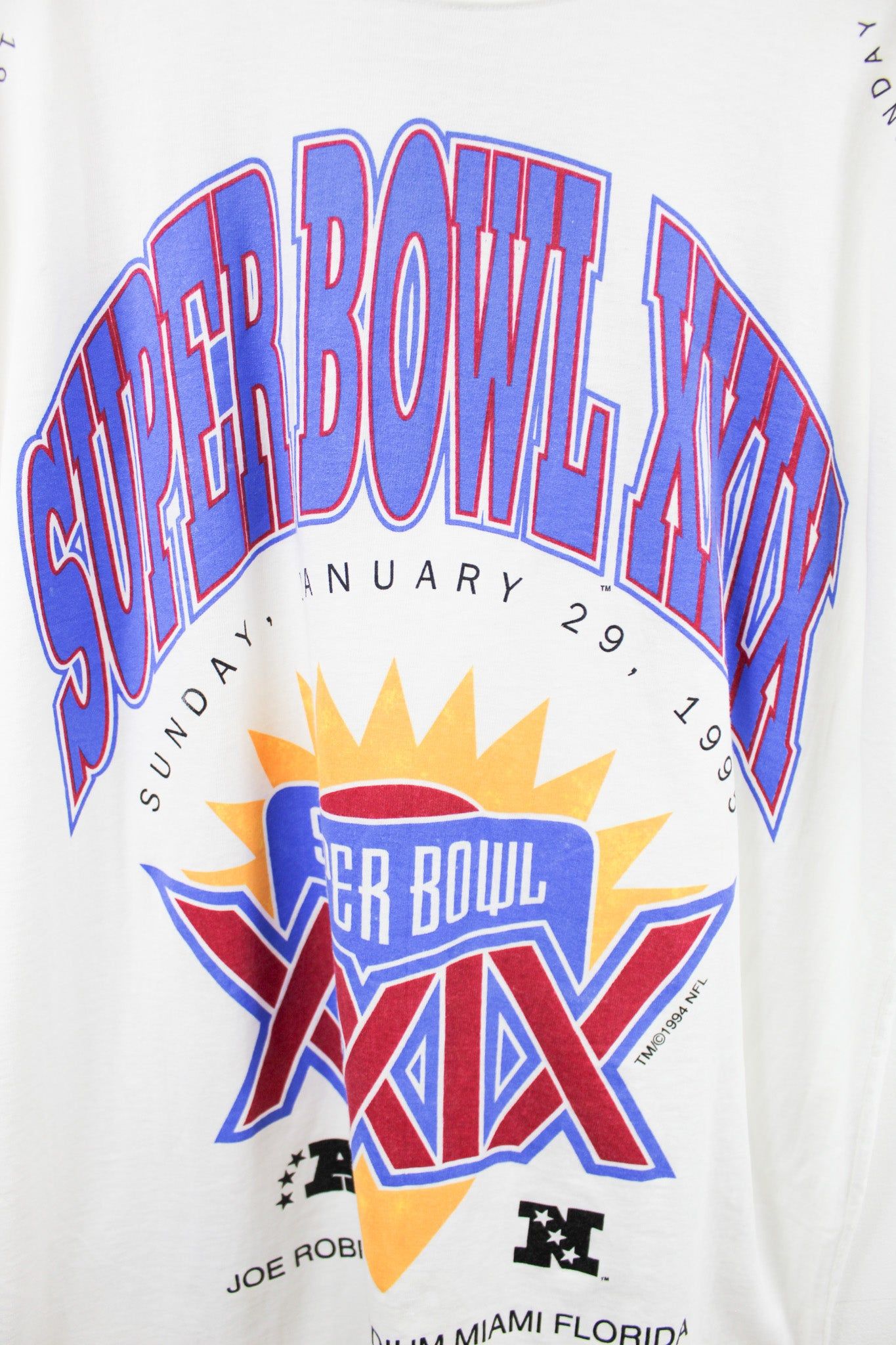 Vintage 1995 NFL Superbowl 29 Frontside All Over Print Tee sold by HG Vintage product image thumbnail 2