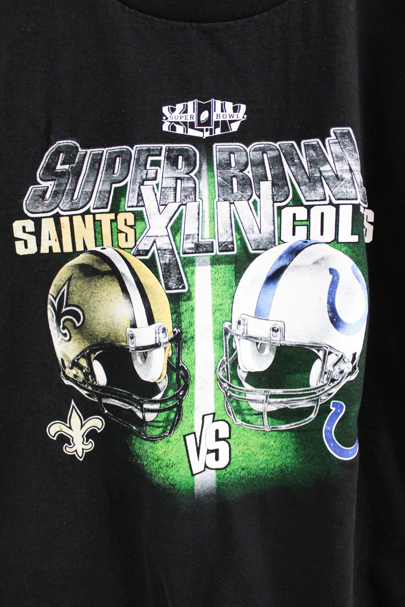 2010 Super Bowl Saints Vs Colts Tee sold by HG Vintage product image thumbnail 2