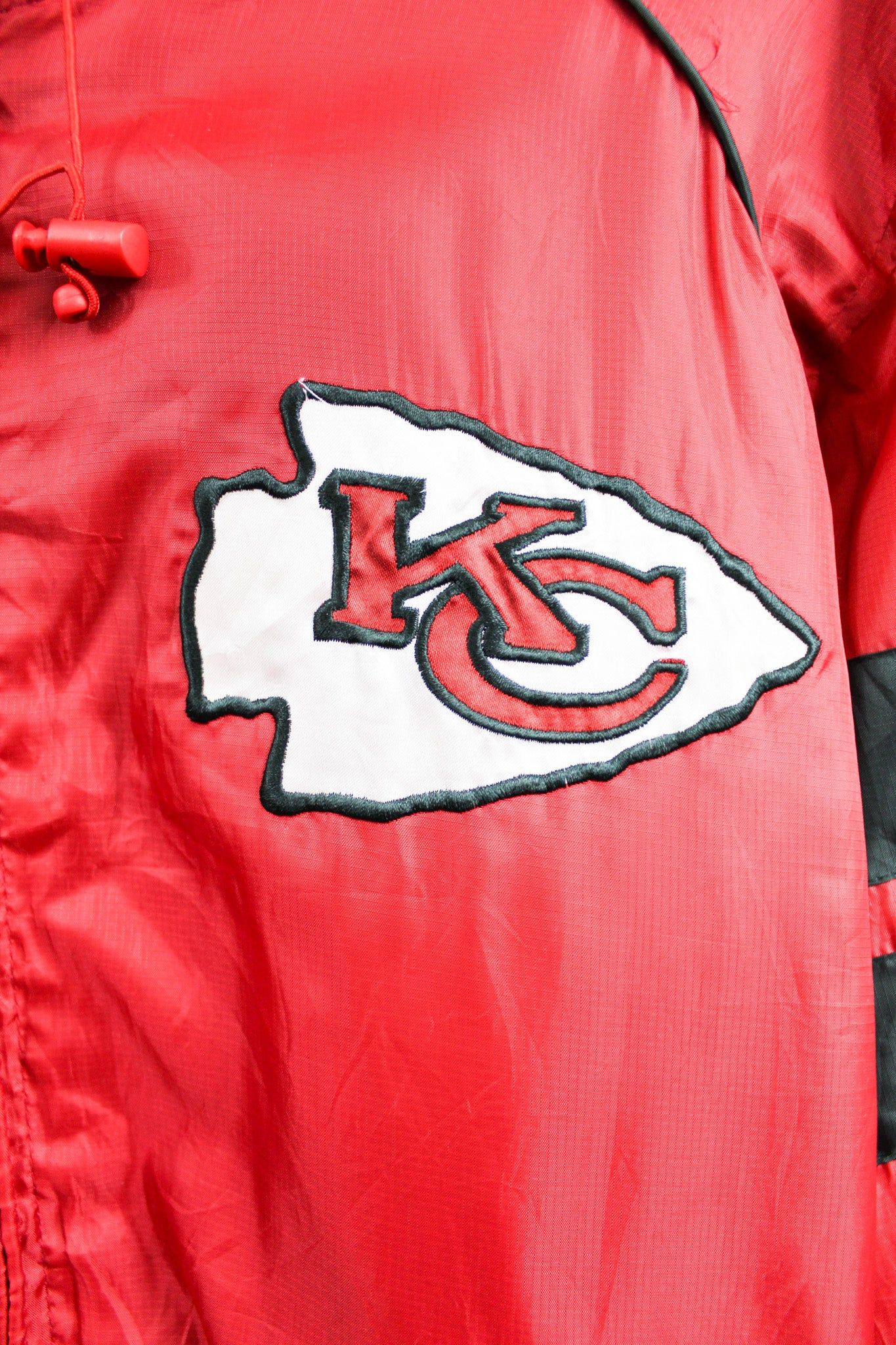 Vintage NFL Kansas City Chiefs Hooded Windbreaker sold by HG Vintage product image thumbnail 2