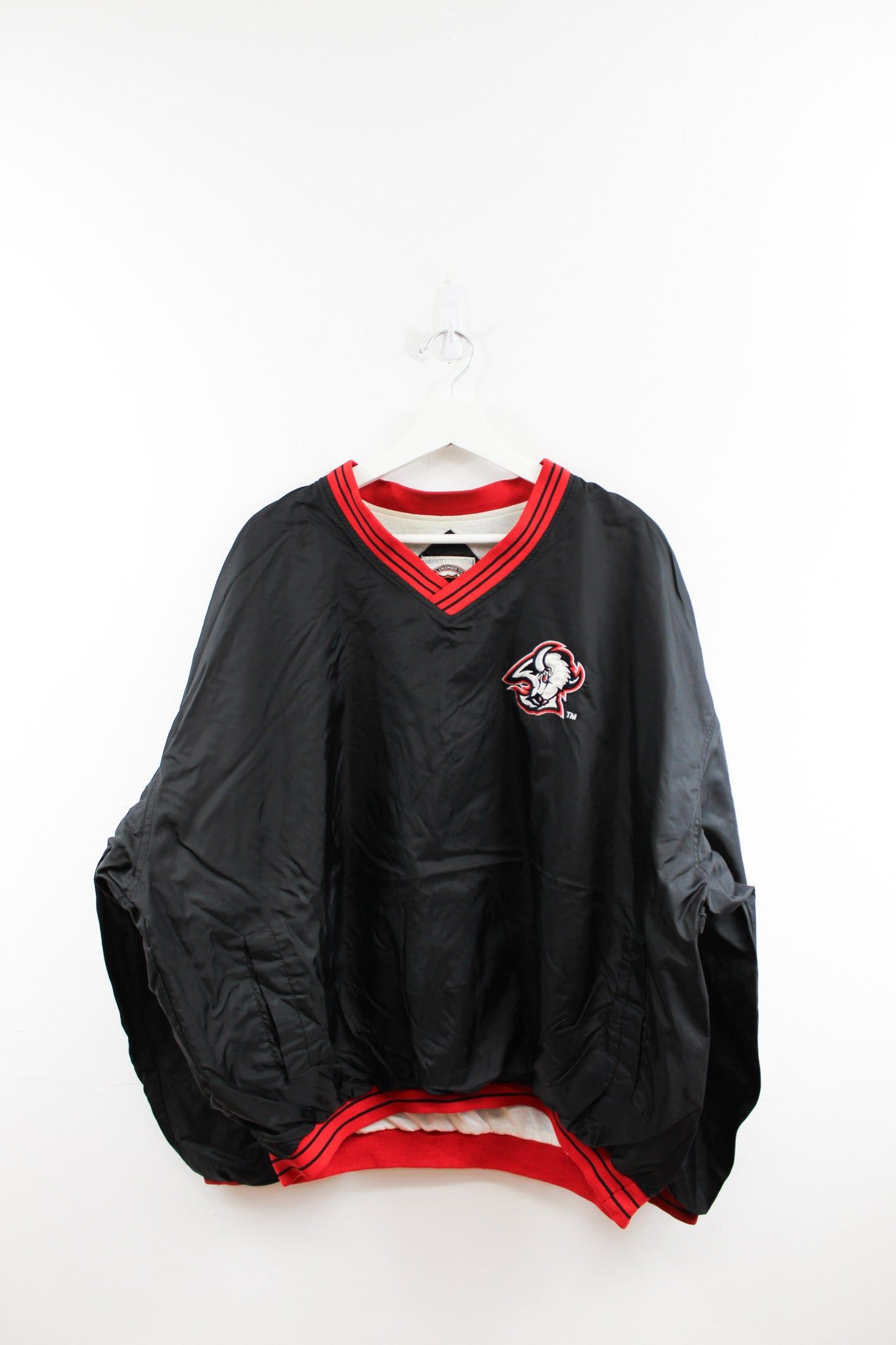 CC- Vintage NHL Buffalo Sabres Pullover Nylon Windbreaker sold by HG Vintage