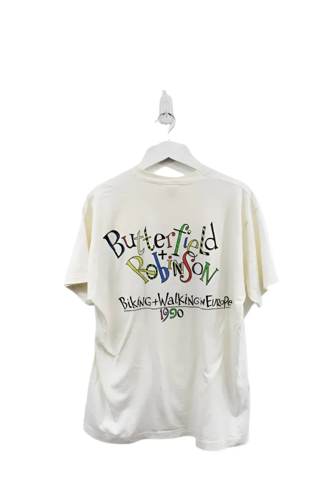 Z- Vintage 1990 Butterfield & Robinson Biking & Walking In Europe Single Stitch Tee sold by HG Vintage product image thumbnail 5