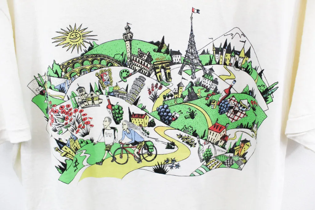 Z- Vintage 1990 Butterfield & Robinson Biking & Walking In Europe Single Stitch Tee sold by HG Vintage product image thumbnail 2