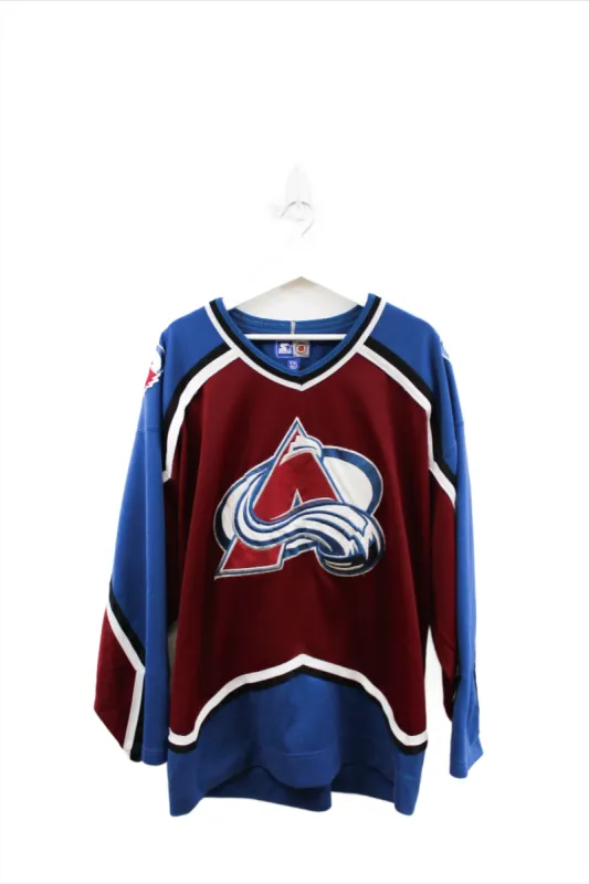 X - Vintage Starter NHL Colorado Avalanche Jersey sold by HG Vintage