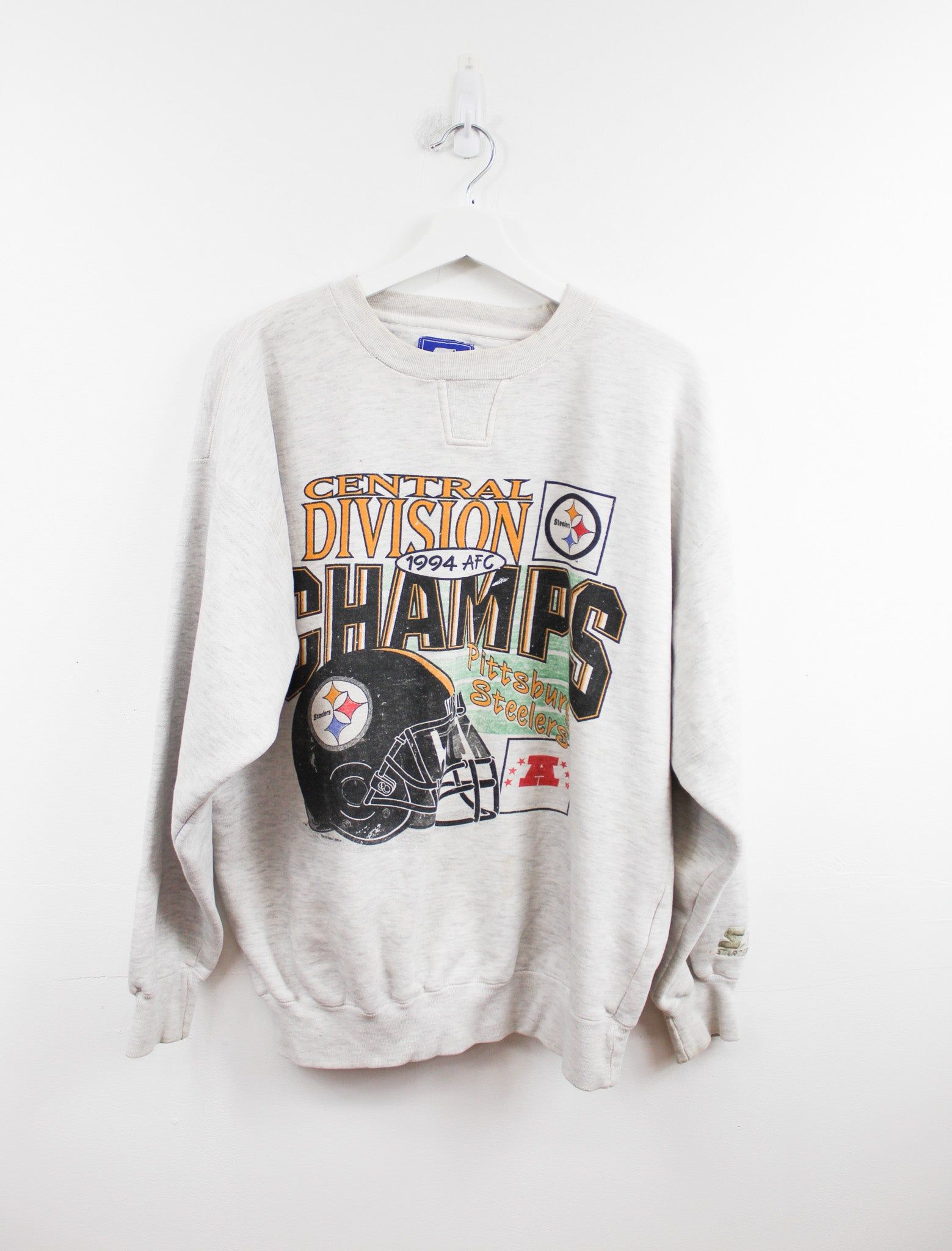 Starter X NFL Pittsburgh Steelers AFC 1994 Champ Crewneck sold by HG Vintage