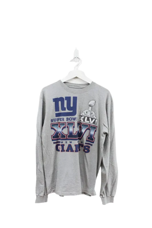 Z - 2012 Reebok NFL New York Giants Super Bowl 46 Champs Long Sleeve Tee sold by HG Vintage