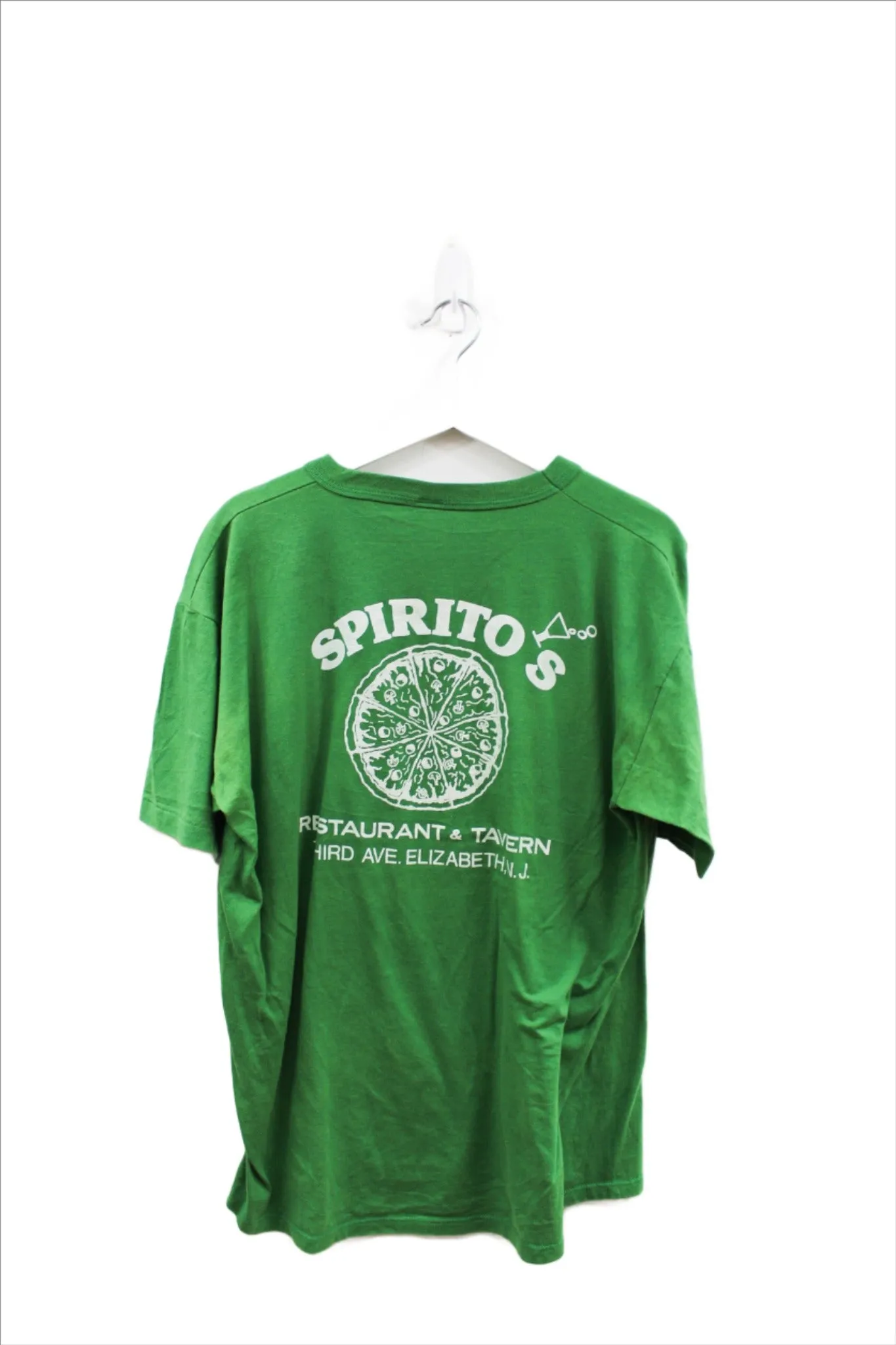 X - Vintage Single Stitch Russell Athletic USA Spirito's Italian Restaurant Graphic Tee sold by HG Vintage product image thumbnail 4