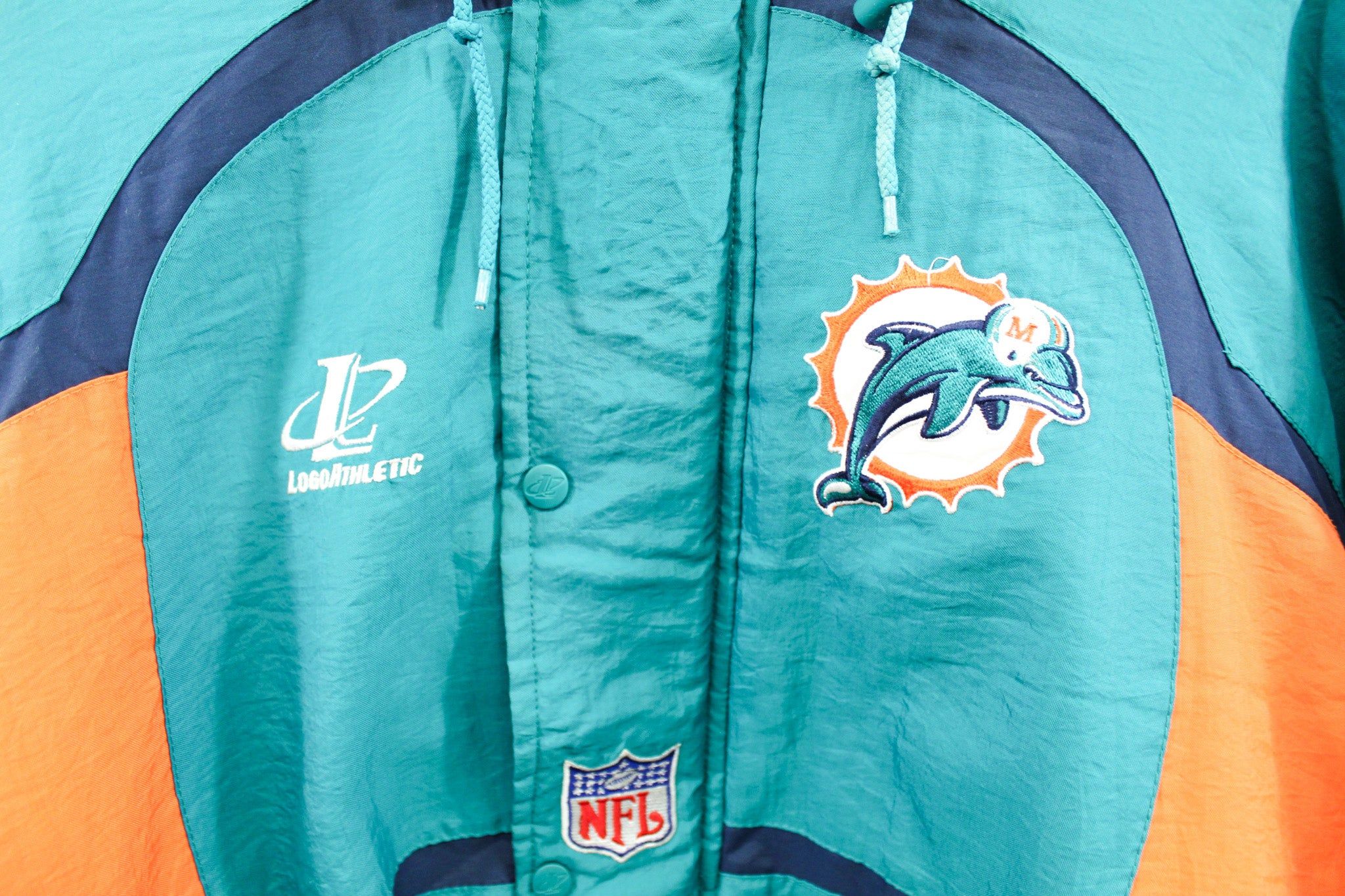 Vintage Logo Athletic NFL Miami Dolphins Winter Jacket sold by HG Vintage product image thumbnail 2