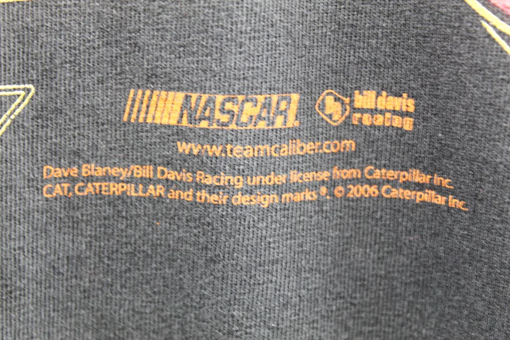 Z - 2006 Nascar CAT Racing #22 Dave Blaney Long Sleeve Tee sold by HG Vintage product image thumbnail 3