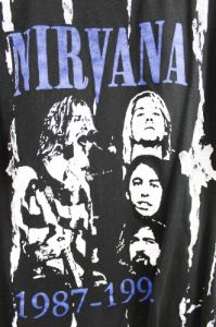Vintage Bootleg Nirvana Members Tee sold by HG Vintage