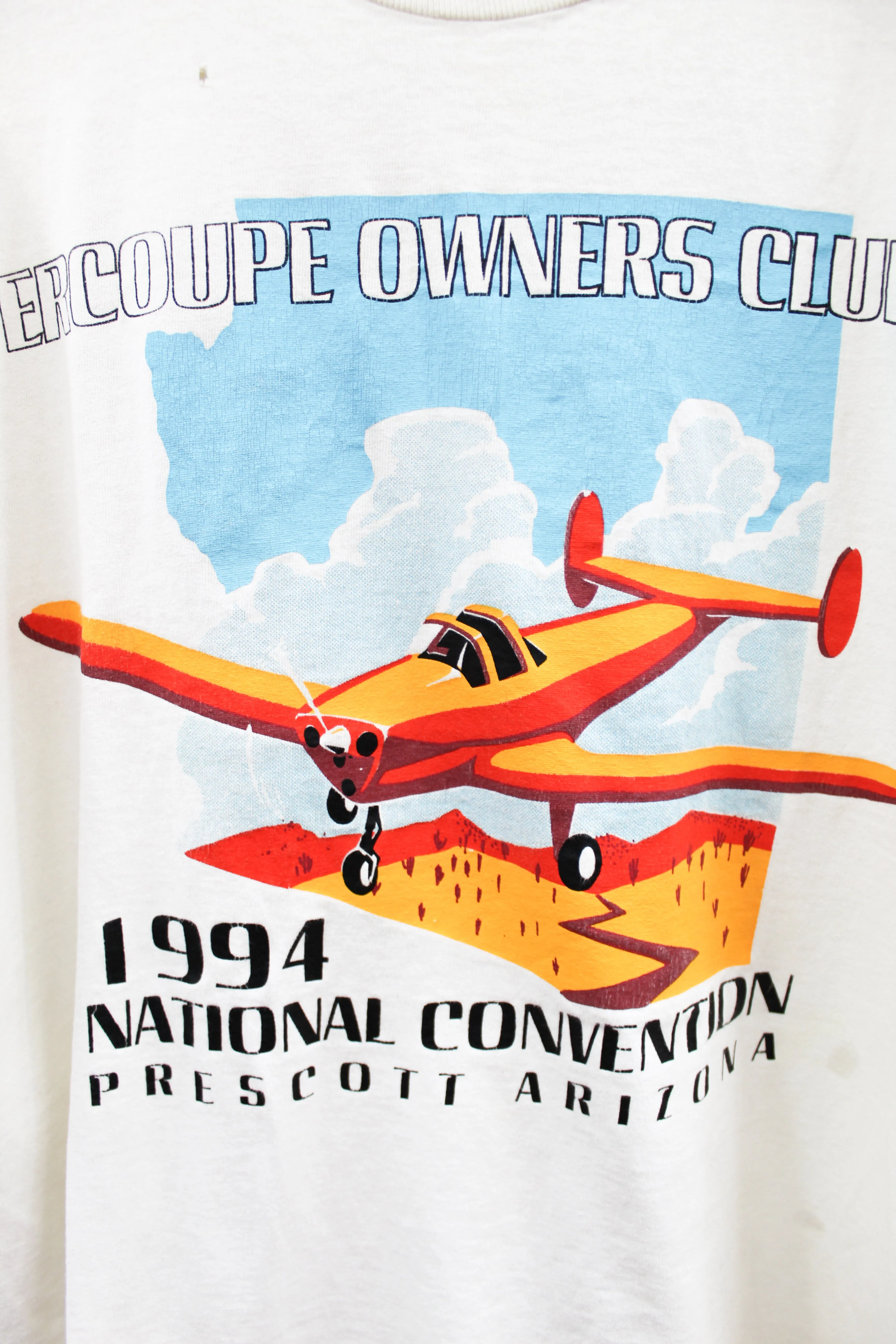 X - Vintage 1994 Ercoupe Owners Club Convention Arizona Tee sold by HG Vintage product image thumbnail 2