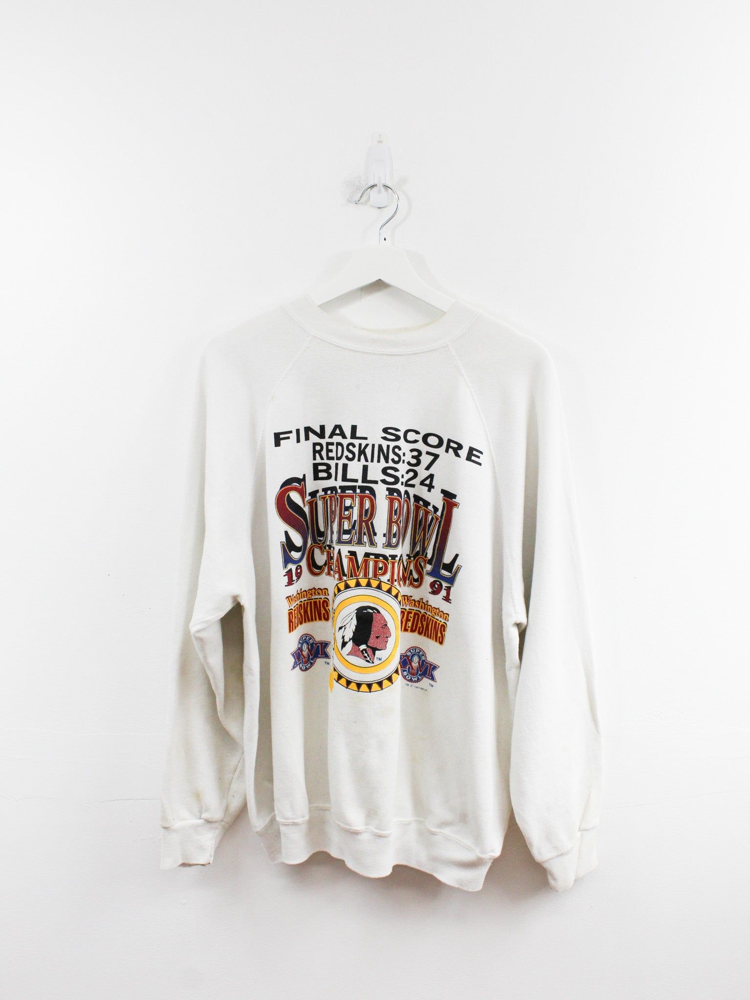 Vintage 91' NFL Super Bowl Washington Football Team Crewneck sold by HG Vintage