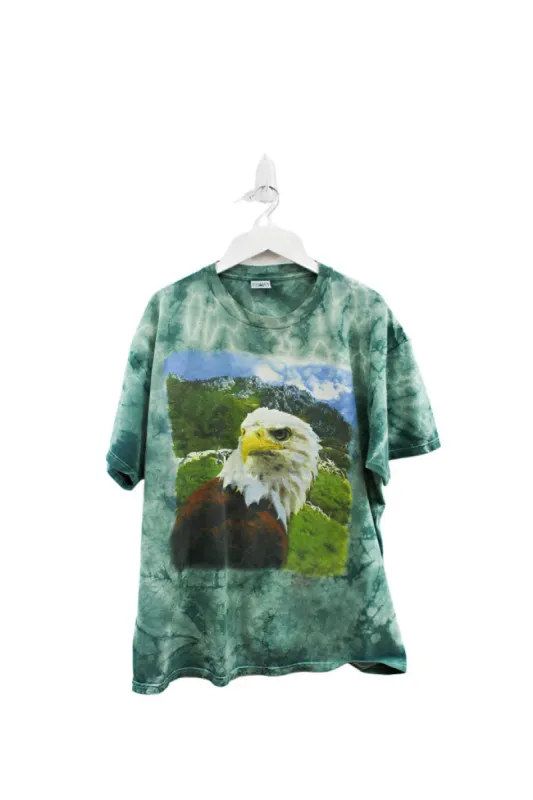 Z - Vintage Eagle On Mountain Picture Tee sold by HG Vintage