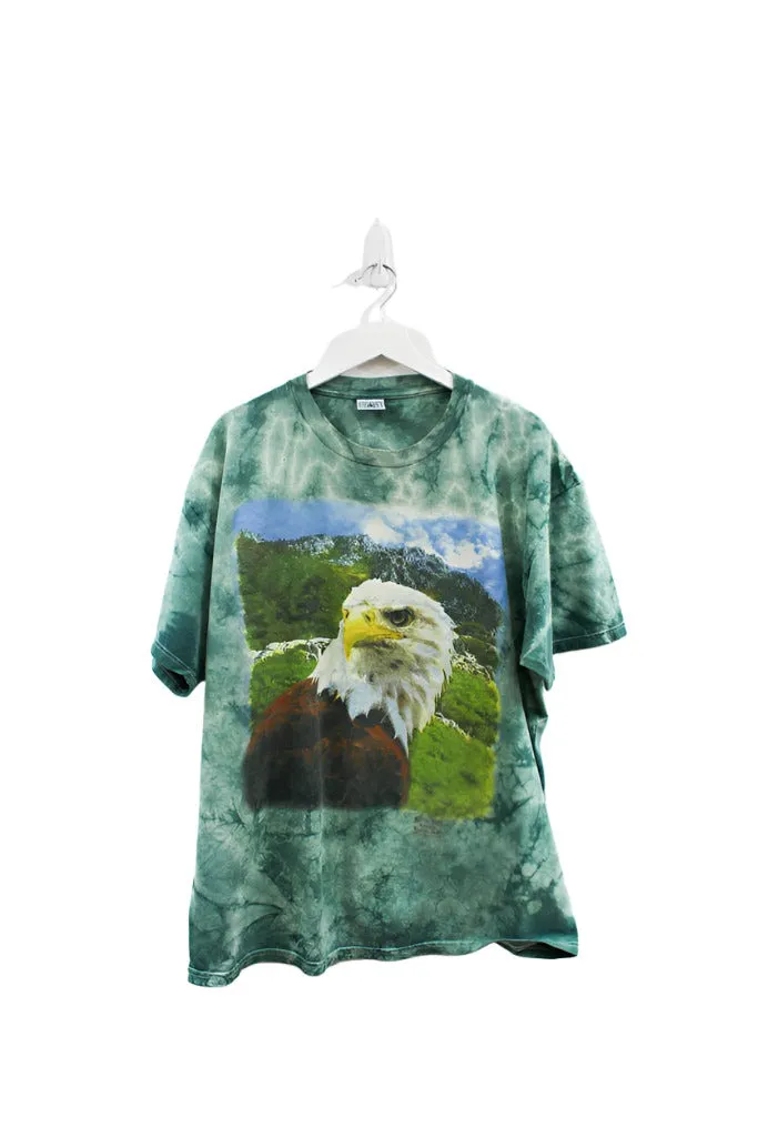 Z - Vintage Eagle On Mountain Picture Tee sold by HG Vintage