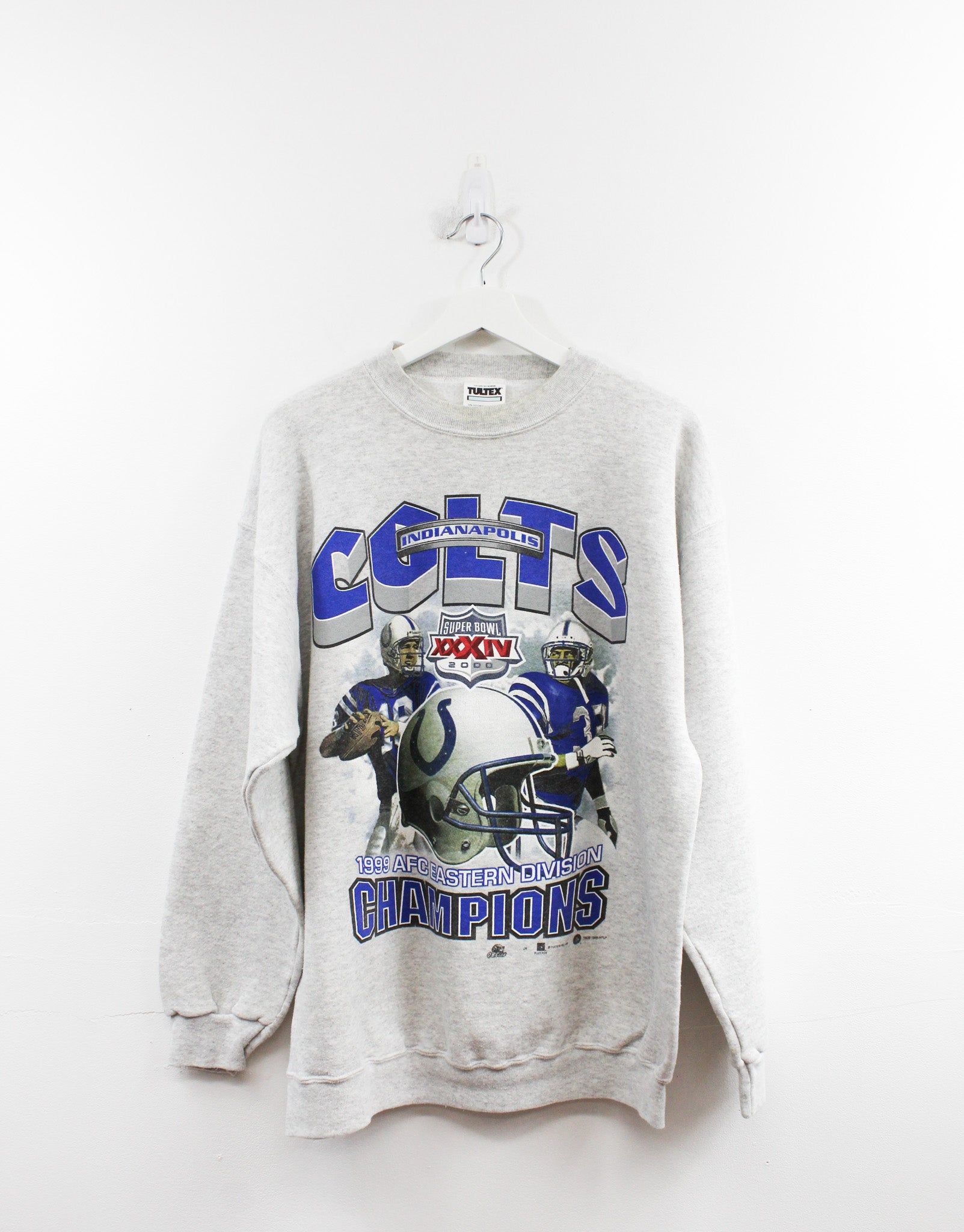 Vintage NFL Indianapolis Colts 1999 AFC Eastern Champs Crewneck sold by HG Vintage