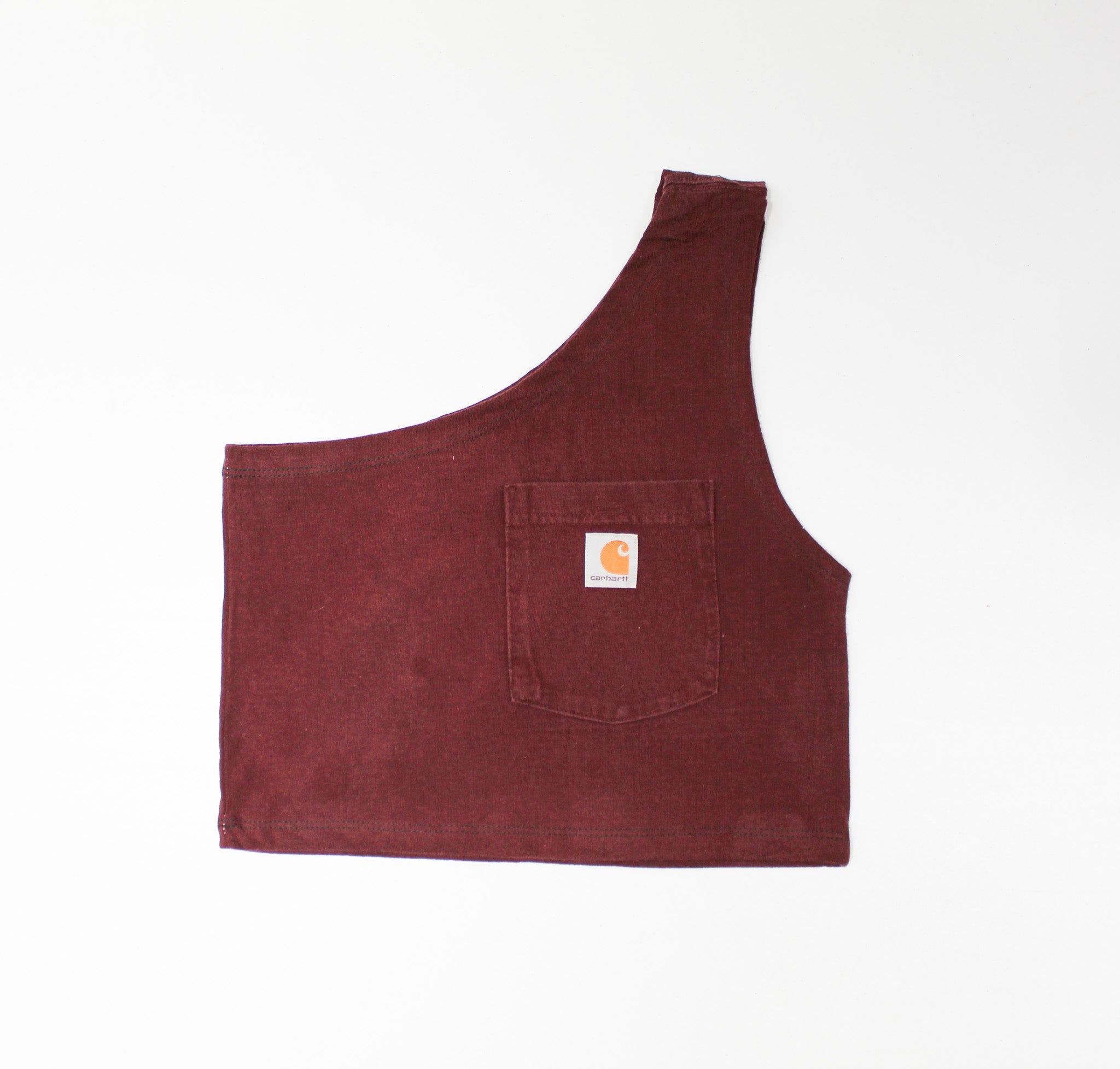 Haus Of Mojo Vintage Reworked Carhartt One Shoulder Cropped Top sold by HG Vintage