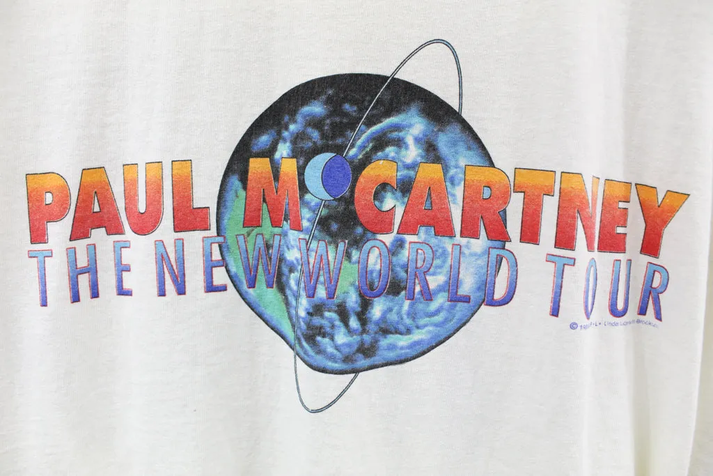 Z- Vintage 1993 Paul McCartney The New World Tour Single Stitch Tee sold by HG Vintage product image thumbnail 2