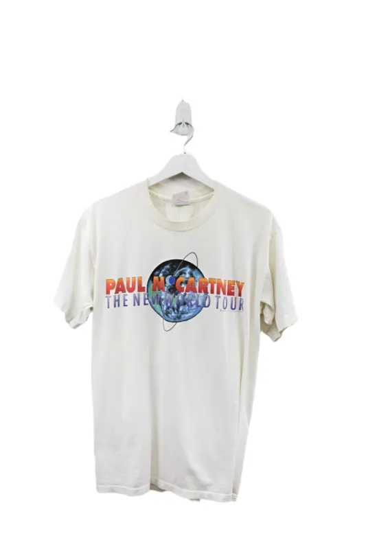 Z- Vintage 1993 Paul McCartney The New World Tour Single Stitch Tee sold by HG Vintage