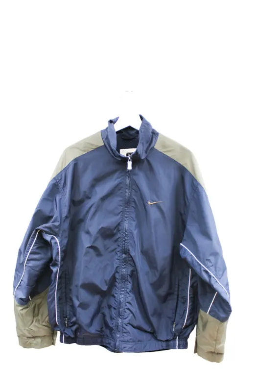 Z -  Vintage Nike Windbreaker Navy/Dark Green sold by HG Vintage