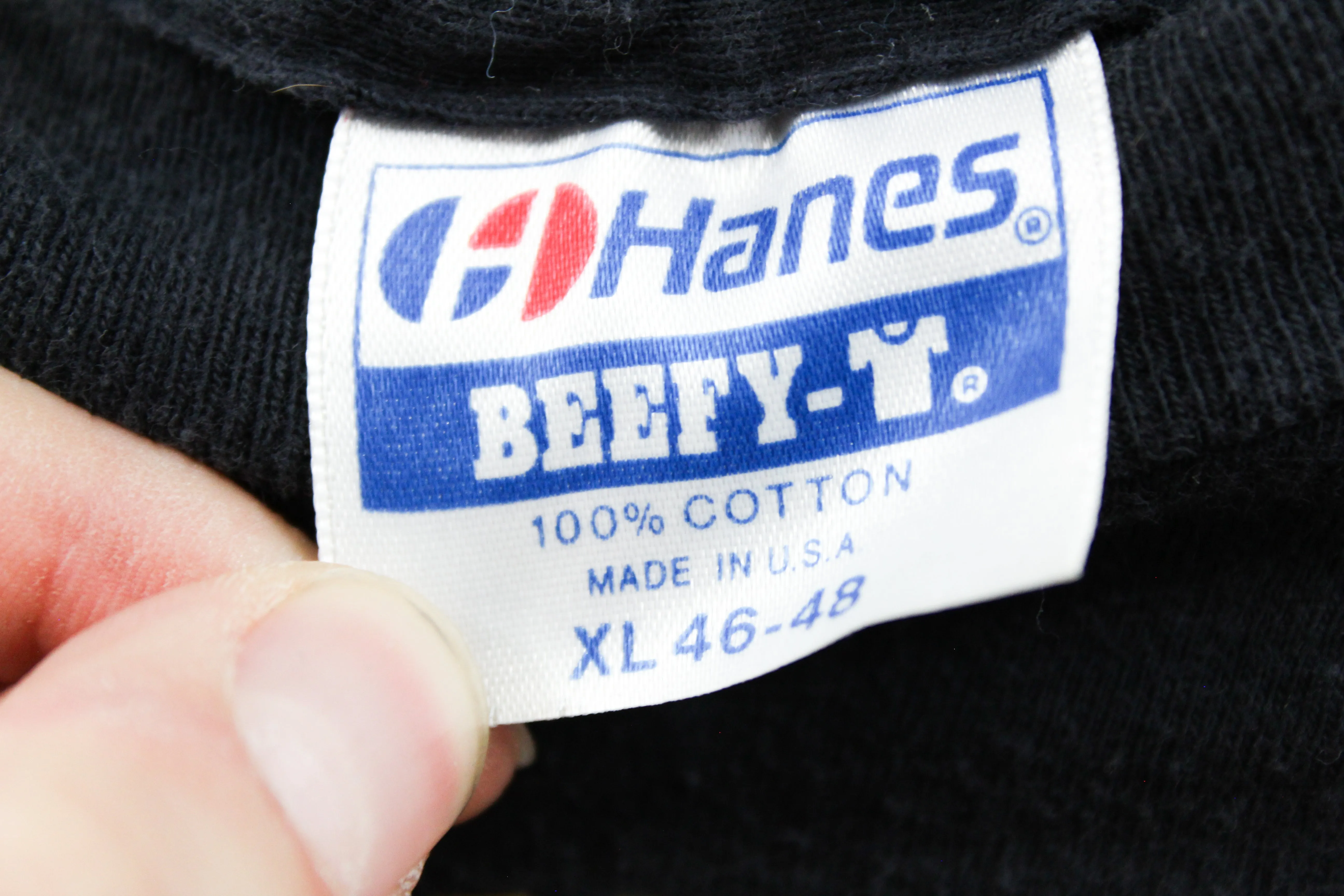 X - Vintage Single Stitch 90s In Honor Of Space Shuttle Challenger Hanes Beefy Tee sold by HG Vintage product image thumbnail 3