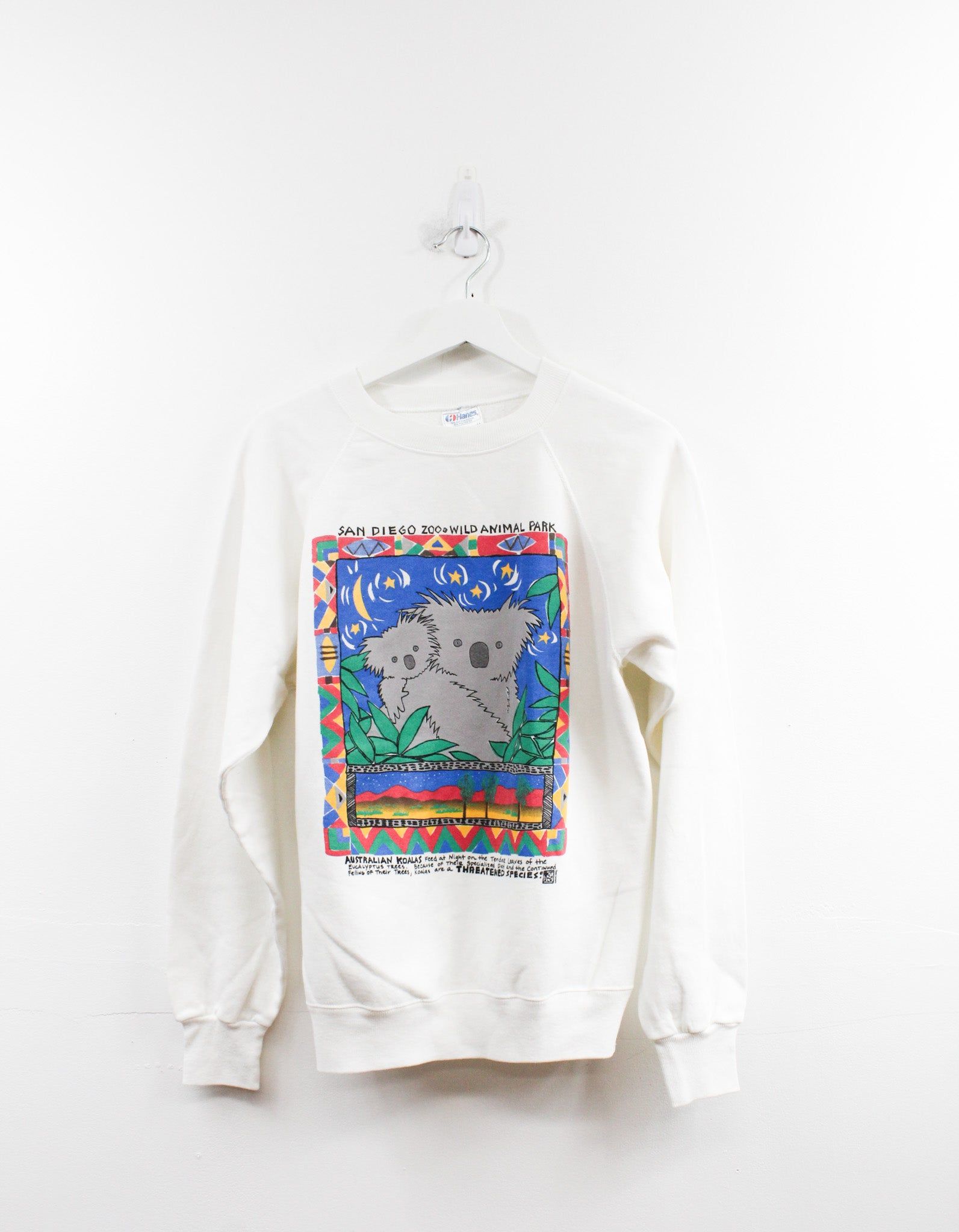 Vintage San Diego Zoo Koala Hanes 50/50 Crewneck sold by HG Vintage