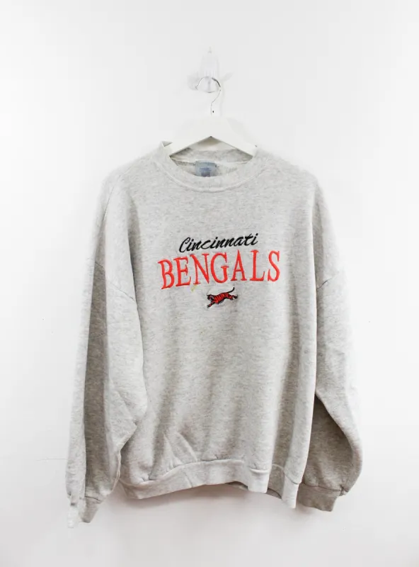 Vintage Logo 7 X NFL Cincinnati Bengals Embroidered Crewneck sold by HG Vintage