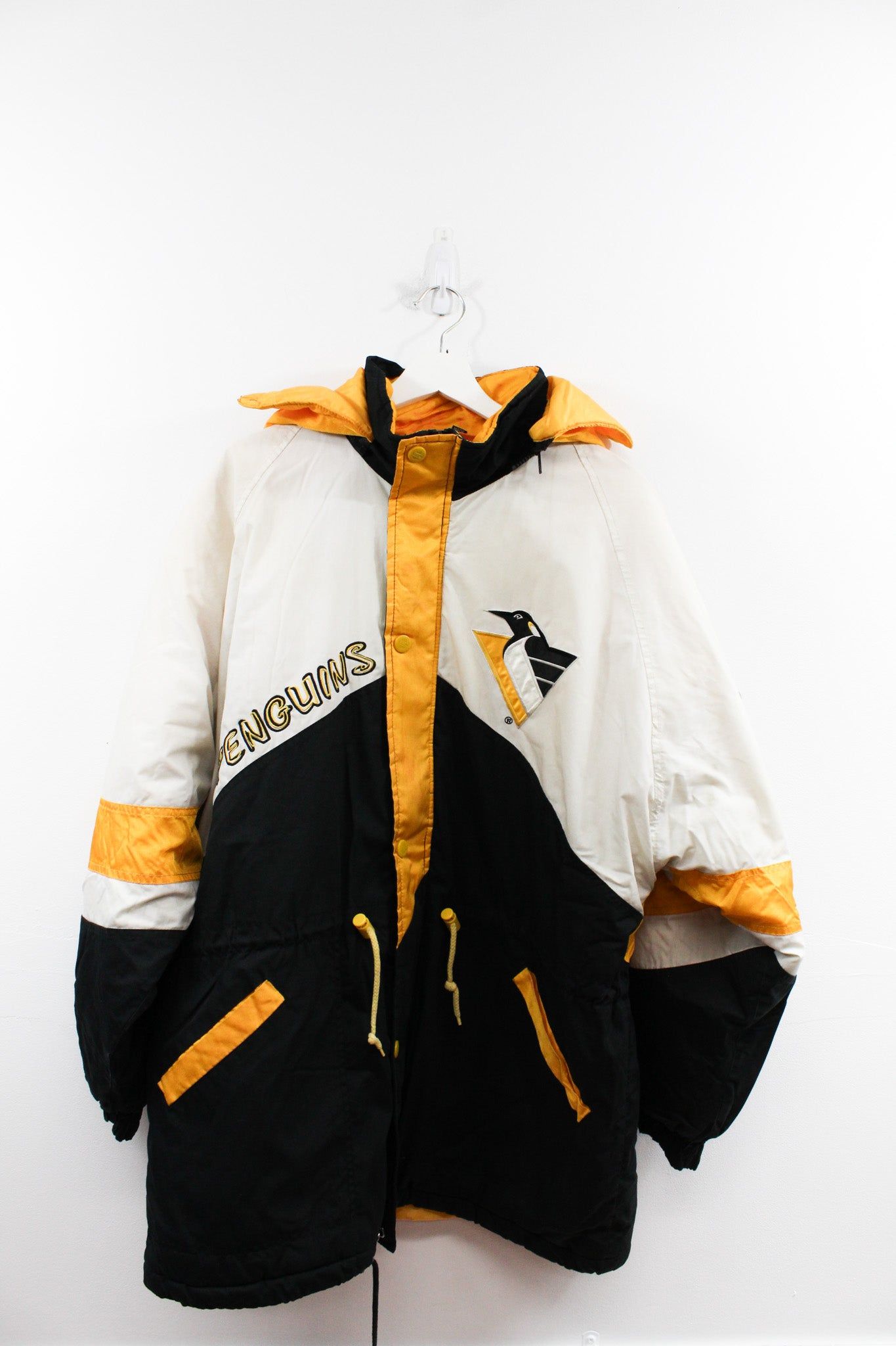 Vintage Pro Player NHL Pittsburgh Penguins Winter Jacket sold by HG Vintage