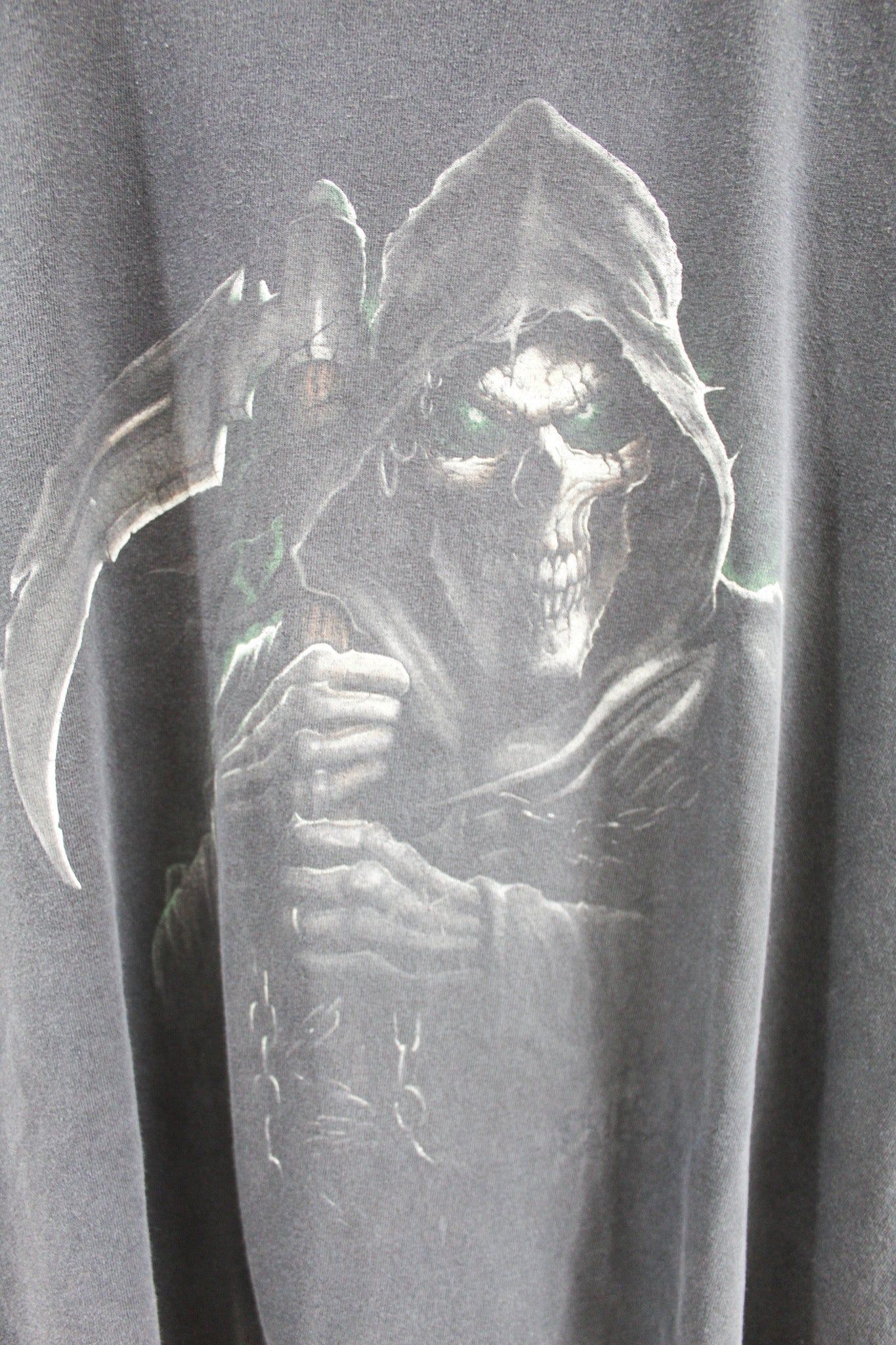 Skeleton Reaper Graphic Tee sold by HG Vintage product image thumbnail 2