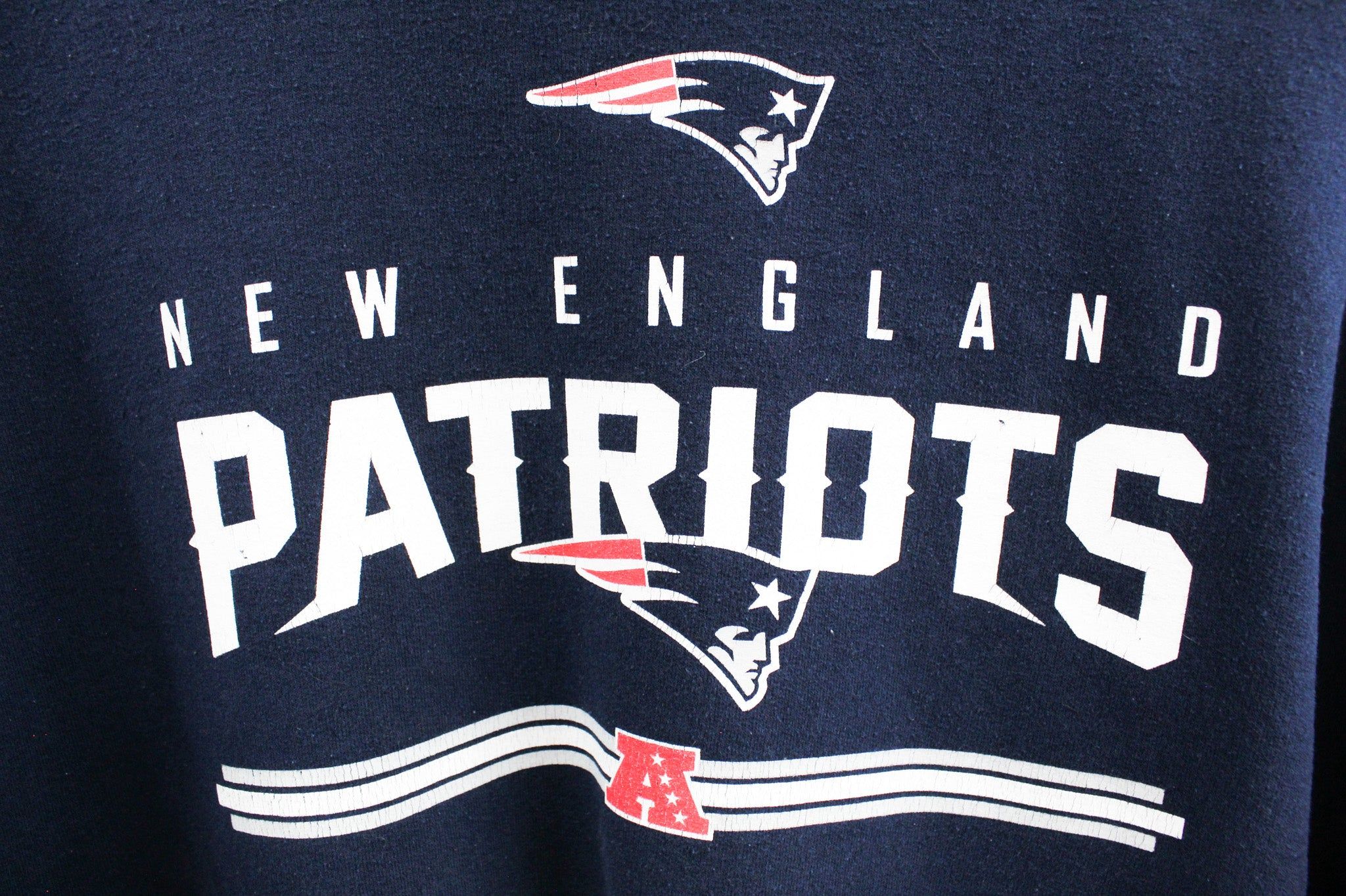 NFL New England Patriots Logo & Script Graphic Crewneck sold by HG Vintage product image thumbnail 2