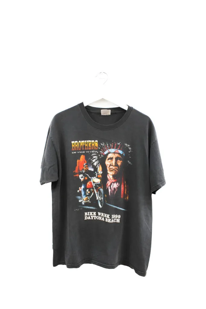 Z - Vintage 1999 Daytona Beach Bike Week Graphic Tee sold by HG Vintage