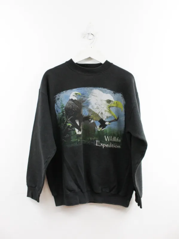 Vintage Wildlife Expedition Eagle Picture Crewneck sold by HG Vintage