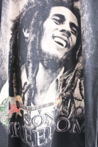 Vintage Bob Marley Songs Of Freedom Guitar & Picture Tee sold by HG Vintage