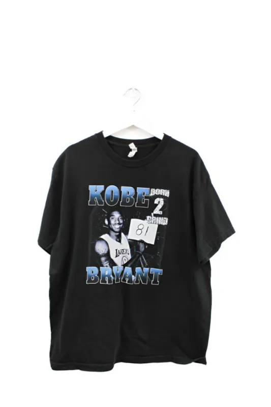 Z - NBA Kobe Bryant Born 2 Grind 81 Point Game Picture Tee sold by HG Vintage